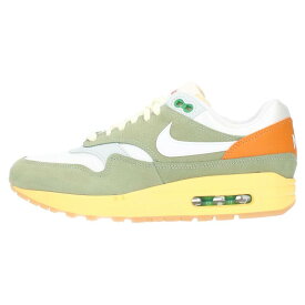 ナイキ NIKE　サイズ:22cm WMNS AIR MAX 1 PRM FD0395-386 エアマックス1スニーカー(グリーン×ホワイト×イエロー)【601042】【BS99】【レディース】【小物】【中古】bb33#rinkan*S