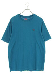シュプリーム SUPREME　サイズ:M Small Box Logo Tee スモールボックスロゴTシャツ(ブルー)【415042】【OM10】【メンズ】【中古】bb127#rinkan*B