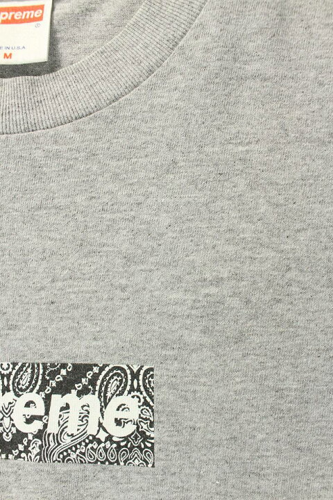 楽天市場】シュプリーム SUPREME サイズ:M 2001 Paisley Box Logo Tee 