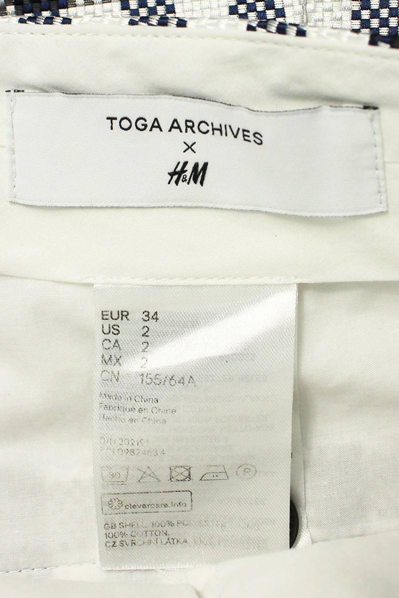 楽天市場】トーガ TOGA ×エイチアンドエム H&M サイズ:34 チェック柄