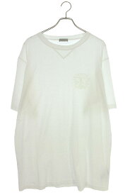 ディオール DIOR　サイズ:XL 243J685C0677 スター刺繍クルーネックTシャツ(ホワイト)【408032】【BS55】【メンズ】【中古】[less]bb78#rinkan*B