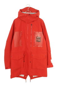 アンダーカバー UNDERCOVER　×ナイキ NIKE サイズ:M 3-Layer Fishtail Parka 3レイヤーフィッシュテールパーカブルゾン(レッド)【323042】【BS99】【メンズ】【中古】【準新入荷】bb33#rinkan*A