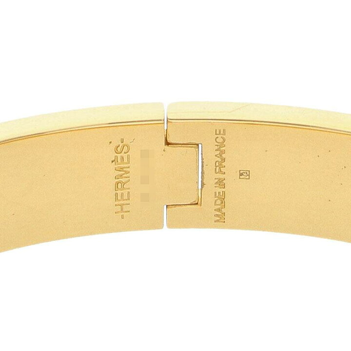 楽天市場】エルメス HERMES クリックH エナメルブレスレット(ゴールド 