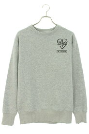 ヴェルディ VERDY　サイズ:S 23AW BLACKPINK BORN PINK SWEAT バックロゴプリントスウェット(グレー)【311132】【BS99】【メンズ】【中古】bb154#rinkan*A