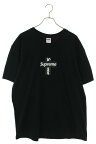 シュプリーム SUPREME　サイズ:XL 20AW Cross Box Logo Tee クロスボックスロゴTシャツ(ブラック)【102132】【BS99】【メンズ】【中古】bb317#rinkan*C