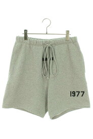 フォグ FOG　サイズ:S ESSENTIALS Sweat Shorts 1977ドローコードスウェットハーフパンツ(グレー)【102132】【BS99】【メンズ】【中古】bb297#rinkan*B