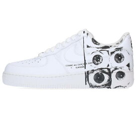 ナイキ NIKE　×シュプリーム SUPREME サイズ:26cm AIR FORCE 1 923044-100 エアフォース1コムデギャルソンスニーカー(ホワイト×ブラック)【211132】【SB01】【メンズ】【小物】【中古】bb295#rinkan*S