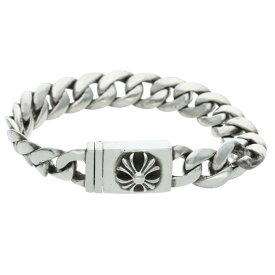 クロムハーツ Chrome Hearts　サイズ:20LINK CH PLUS BOX ID ベイビークラシックリンク シルバーブレスレット(シルバー 44.30g)【621132】【SS07】【小物】【中古】bb295#rinkan*B