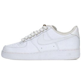 クロムハーツ Chrome Hearts　×ナイキ NIKE サイズ:30.5cm NIKE SNEKER AIR FORCE1 シューレースグロメット付ローカットスニーカー(ホワイト×シルバー)【622132】【SS07】【メンズ】【小物】【中古】bb78#rinkan*B