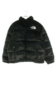 シュプリーム SUPREME　×ノースフェイス THE NORTH FACE サイズ:M 20AW Faux Fur Nuptse Jacket フェイクファーヌプシダウンジャケット(ブラック)【901042】【SB01】【メンズ】【中古】bb317#rinkan*B