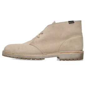 クラークス Clarks　サイズ:44 DESERT ROCK GORE-TEX BEAMS別注スエードデザートブーツ(ベージュ)【311042】【BS55】【メンズ】【小物】【中古】bb51#rinkan*B