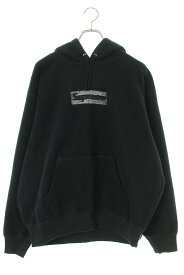 シュプリーム SUPREME　サイズ:M 23SS Inside Out Box Logo Hooded Sweatshirt インサイドアウトボックスロゴプルオーバーパーカー(ブラック)【321042】【SB01】【メンズ】【中古】bb51#rinkan*S
