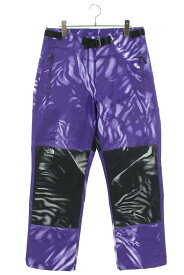 シュプリーム SUPREME　×ノースフェイス THE NORTH FACE サイズ:S 23SS Trompe Loeil Printed Mountain Pant トロンプルイユプリンテッドロングパンツ(パープル)【102042】【BS99】【メンズ】【中古】bb187#rinkan*S