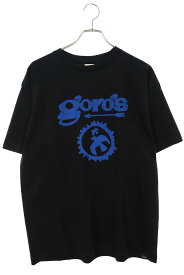 ゴローズ goro's　サイズ:M プリントTシャツ(ブラック×ブルー)【821042】【HJ08】【メンズ】【中古】bb169#rinkan*A