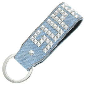 シュプリーム SUPREME　×エイチティーシー HTC 23SS Studded Keychain スタッズデニムキーチェーン(インディゴ×シルバー 総重量41.00g)【621042】【SB01】【小物】【中古】bb51#rinkan*S