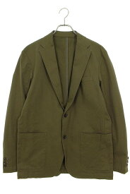 ユニフォームエクスペリメント uniform experiment　　サイズ:2 21AW UE-212019 STRETCH COTTON TWILL 2BUTTON JACKET ストレッチツイルジャケット(カーキ)【202042】【BS99】【メンズ】【中古】bb51#rinkan*B