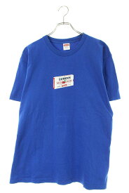 シュプリーム SUPREME　サイズ:L 18AW Luden's Tee ルーデンスTシャツ(ブルー)【202042】【BS99】【メンズ】【中古】[less]bb187#rinkan*B