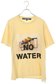 アコールドウォール A-COLD-WALL　サイズ:L インサイドアウトフロントプリントTシャツ(ベージュ)【502042】【BS99】【メンズ】【中古】[less]bb324#rinkan*B