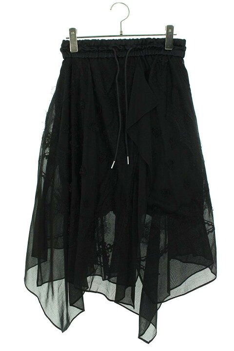 楽天市場】サカイ Sacai サイズ:0 22-06004 アシンメトリーレース 