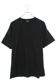 ラフシモンズ RAF SIMONS　サイズ:S 191.126 バックプリントTシャツ(ブラック)【022042】【BS99】【メンズ】【中古】bb132#rinkan*B