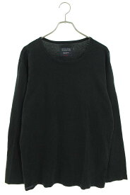 ヨウジヤマモト Yohji Yamamoto　サイズ:3 HR-T57-073 コットン長袖カットソー(ブラック)【822042】【BS99】【メンズ】【中古】bb187#rinkan*B