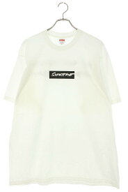 シュプリーム SUPREME　サイズ:XL 24SS Futura Box Logo Tee フューチュラボックスロゴTシャツ(ホワイト)【103042】【NO05】【メンズ】【中古】bb51#rinkan*S