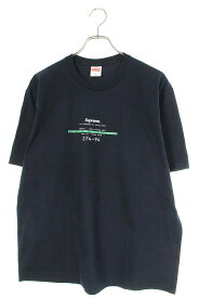 シュプリーム SUPREME　サイズ:M 24SS Standard Tee スタンダードTシャツ(ネイビー)【103042】【OM10】【メンズ】【中古】bb51#rinkan*A