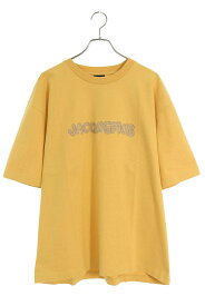 ジャックムス JACQUEMUS　サイズ:L 23SS 235JS096-21022AJ ロゴ刺繍Tシャツ(オレンジ)【503042】【SB01】【メンズ】【新古品】bb20#rinkan*N