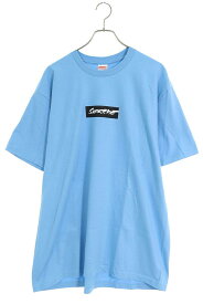 シュプリーム SUPREME　サイズ:XL 24SS Futura Box Logo Tee フューチュラボックスロゴTシャツ(ブルー)【503042】【SB01】【メンズ】【中古】bb20#rinkan*S