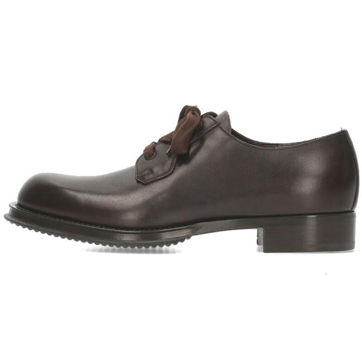楽天市場】プラダ PRADA サイズ:8.5 2EG100 レザーダービーシューズ 