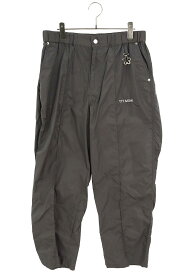 ティー TTT　サイズ:L 24SS New standard wide pants TTT-2024SS-PT06 ニュースタンダードワイドロングパンツ(グレー)【423042】【BS99】【メンズ】【中古】bb131#rinkan*S