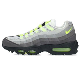 ナイキ NIKE　サイズ:27cm AIR MAX 95 OG 554970-071 エアマックス95オージーイエローグラデスニーカー(グレー×イエロー)【813042】【FK04】【メンズ】【小物】【中古】bb212#rinkan*A