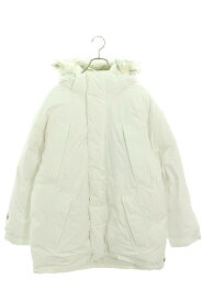 シュプリーム SUPREME　サイズ:M 21AW GORE-TEX 700-FILL Down Parka ファー付きゴアテックス700フィルダウンジャケット(ホワイト)【123042】【BS99】【メンズ】【中古】bb409#rinkan*S