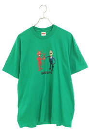 シュプリーム SUPREME　サイズ:L 23SS Business Tee ビジネスTシャツ(グリーン)【223042】【SB01】【メンズ】【中古】bb223#rinkan*A