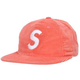 シュプリーム SUPREME　 17SS Corduroy S Logo 6 Panel Cap コーデュロイ Sロゴ 6パネルキャップ(オレンジ)【523042】【BS99】【小物】【中古】bb169#rinkan*A