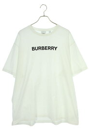 バーバリー Burberry　サイズ:XXXL 22SS 8055309 フロントラバーロゴTシャツ(ホワイト)【423042】【OM10】【メンズ】【中古】bb205#rinkan*A