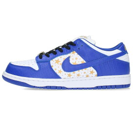 ナイキ NIKE　×シュプリーム SUPREME サイズ:27.5cm DUNK LOW OG QS DH3228-100 ダンクローオージークイックストライクスニーカー(ブルー×ホワイト)【423042】【OM10】【メンズ】【小物】【中古】bb205#rinkan*S