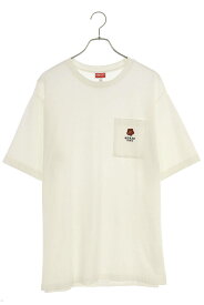 ケンゾー KENZO　サイズ:XL ボケフラワーポケットTシャツ(ホワイト)【614042】【BS99】【メンズ】【中古】bb18#rinkan*B