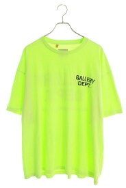 ギャラリーデプト GALLERY DEPT　サイズ:XXL 24SS VST1047 LIMEGREEN ロゴプリントTシャツ(ライトグリーン)【314042】【SB01】【メンズ】【新古品】bb20#rinkan*N