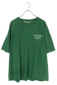 ギャラリーデプト GALLERY DEPT　サイズ:XXL 24SS VLT1040 HUNT GREEN ロゴプリントTシャツ(グリーン)【314042】【SS13】【メンズ】【中古】bb20#rinkan*N-