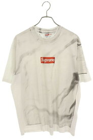 シュプリーム SUPREME　×エムエムシックス MM6 サイズ:M 24SS Box Logo Tee 転写プリントボックスロゴTシャツ(ホワイト)【314042】【SB01】【メンズ】【中古】bb51#rinkan*S