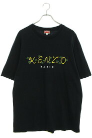 ケンゾー KENZO　サイズ:XL FC55TS407CSL タイガーロゴTシャツ(ブラック)【024042】【BS99】【メンズ】【中古】【準新入荷】bb212#rinkan*B