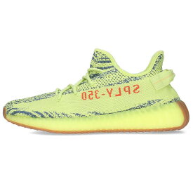 アディダス カニエウエスト adidas Kanye West　サイズ:28.5cm YEEZY BOOST 350 V2 SEMIFROZEN 【B37572】イージーブーストセミフローズンスニーカー(イエロー×グレー)【124042】【BS99】【メンズ】【小物】【中古】bb187#rinkan*A