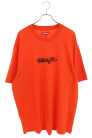 シュプリーム SUPREME　サイズ:XXL 23AW Banner S S Top バナーTシャツ(オレンジ)【814042】【OM10】【メンズ】【中古】bb315#rinkan*B