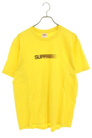 シュプリーム SUPREME　サイズ:M Motion Logo Tee モーションロゴTシャツ(イエロー)【814042】【OM10】【メンズ】【中古】【準新入荷】bb205#rinkan*B