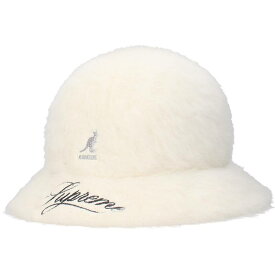 シュプリーム SUPREME　サイズ:L 21AW Kangol Furgora Casual ファーゴラカジュアルバケットハット(ホワイト)【124042】【BS99】【小物】【中古】【準新入荷】bb205#rinkan*A