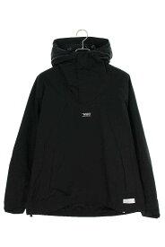 ダブルタップス WTAPS　サイズ:3 23AW 232WVDT-JKM03 ハーフジップナイロンブルゾン(ブラック)【224042】【BS99】【メンズ】【中古】bb310#rinkan*B