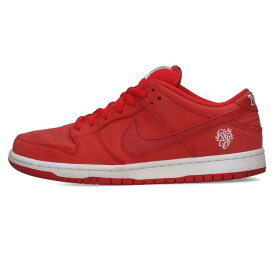 ナイキ NIKE　×ガールズドントクライ Girls Dont Cry サイズ:26cm DUNK LOW PRO QS BQ6832-600 ダンクロープロスニーカー(レッド×ホワイト)【024042】【OM10】【メンズ】【小物】【中古】bb205#rinkan*B