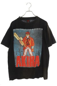 ヴィンテージ VINTAGE　サイズ:L AKIRA アキラ Neo-TokyoプリントTシャツ(ブラック)【324042】【FK04】【メンズ】【中古】bb223#rinkan*C