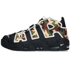 ナイキ NIKE　サイズ:28.5cm AIR MORE UPTEMPO 96 QS CJ6122-001 エアモアアップテンポブラックカモスニーカー(ブラック×グリーン調)【615042】【BS99】【メンズ】【小物】【中古】bb356#rinkan*S